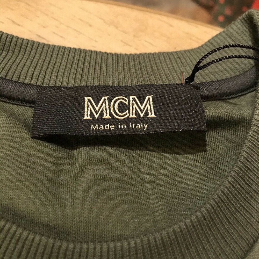 MCM Logo Pullover winter Moss Green - Picture 8 of 8